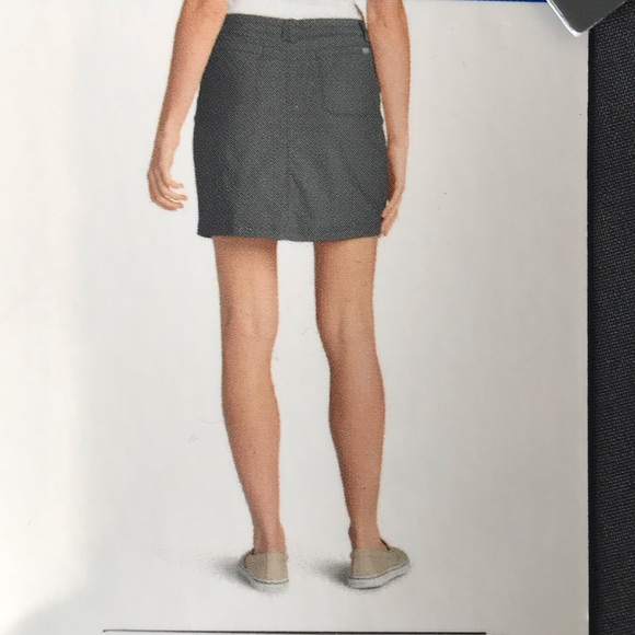 New Eddie Bauer Adventurer 2.0 Skort Grey size 10 - Picture 4 of 5